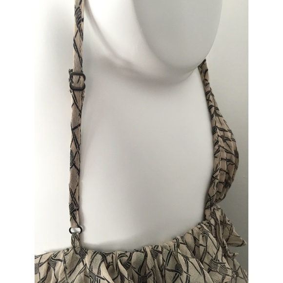 Authentic Thomas Wylde Barbed Wire Print Silk Top - Picture 5 of 8